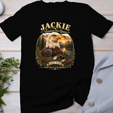 Jackie and Shadow Eagle Family Nature T-Shirt