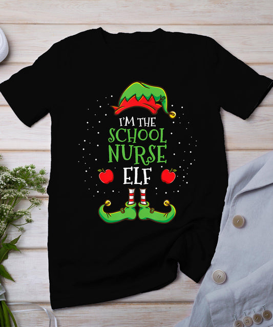 I'm The School Nurse Elf Christmas T-Shirt