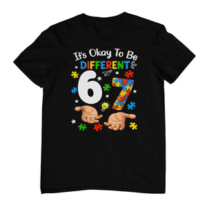 Six Seven Autism Awareness 67 Men Women Kids Boys Autism T-Shirt