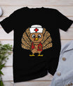 Turkey Nurse Stethoscope Thanksgiving Nurse Turkey Autumn T-Shirt