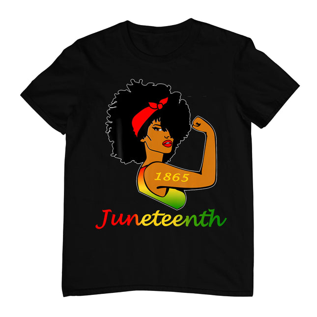 Happy Juneteenth Is My Independence Day Free Black Women T-Shirt