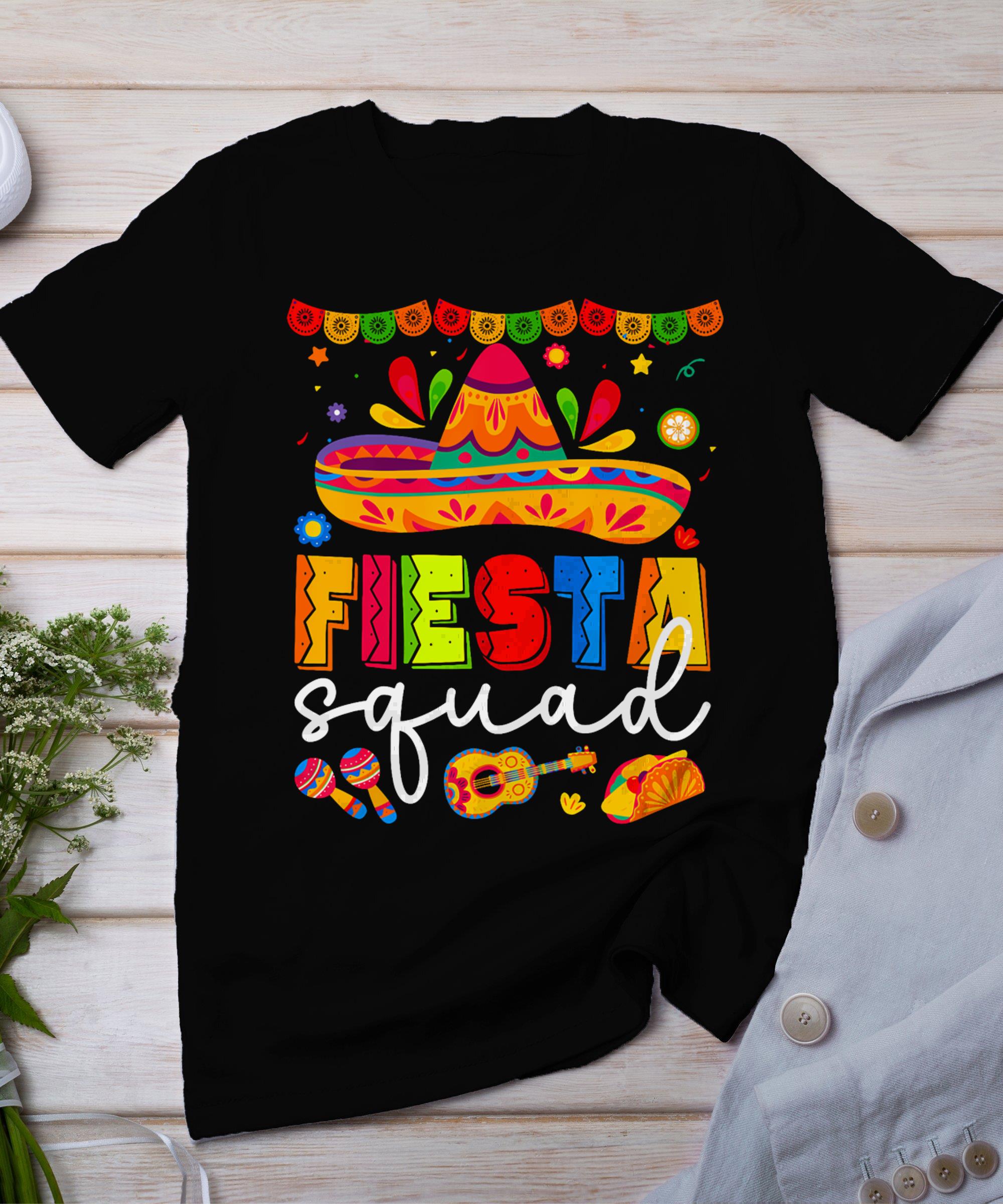 Cinco De Mayo Fiesta Squad Family Matching Group Adults Kids T-Shirt