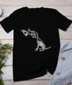 Dog Skeleton Hand Boop Funny Halloween Puppy Dog Lover Gift T-Shirt