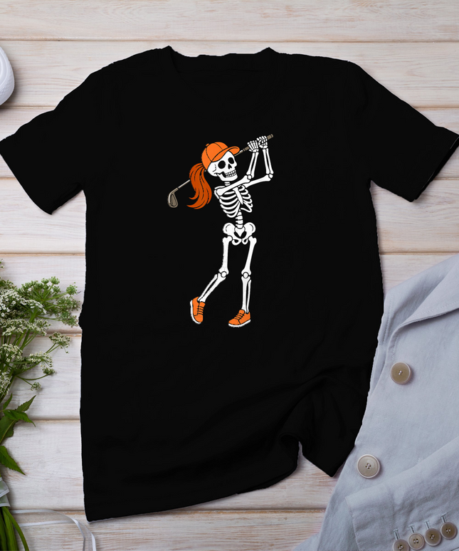 Female Golfer Halloween Golf Girl T-Shirt