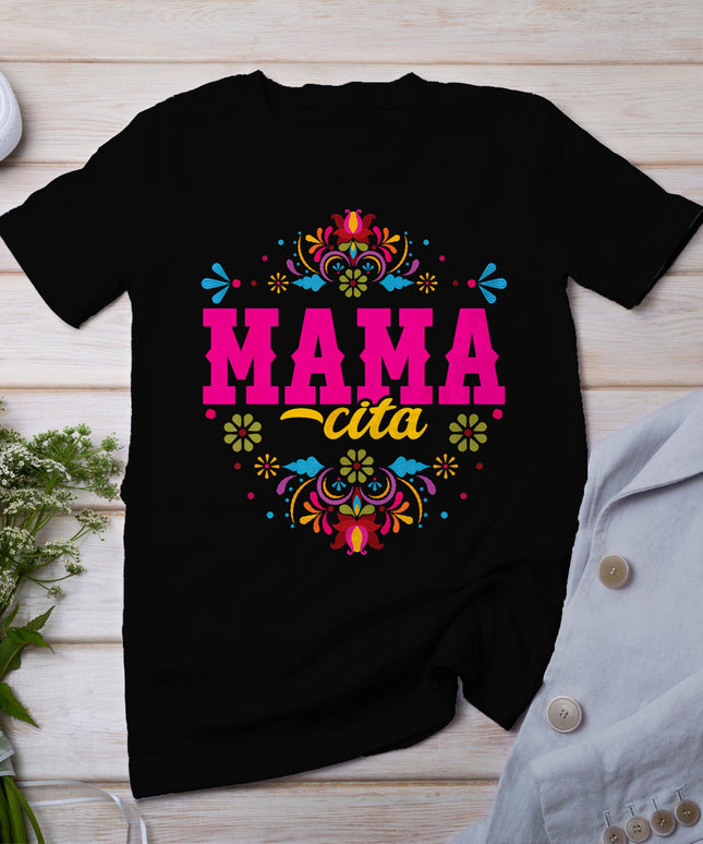 Mamacita First Fiesta Birthday For Women - Cactus Sombrero T-Shirt