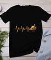 Heartbeat Turkey Nurse Thanksgiving Scrub Top Fall Rn Icu Er T-Shirt