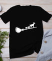 Flying Halloween Goats With Baby Goat T-Shirt