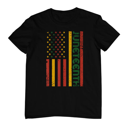 1865 Juneteenth Black History American Flag African Pride T-Shirt