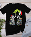 Christmas Nurse Lung Xmas Lights Funny Pulmonologist Xmas T-Shirt