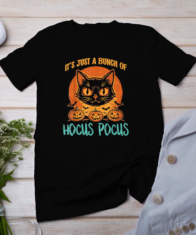 Halloween Cat Bunch of Hocus Pocus Costume Women Girls Kids T-Shirt