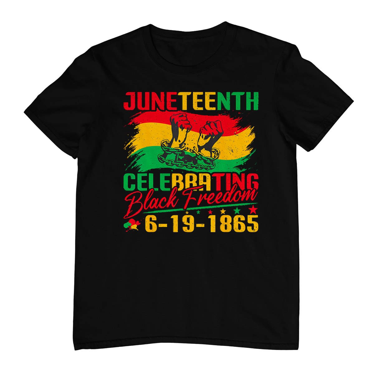 Juneteenth Celebrating Black Freedom 1865 African Women Men T-Shirt