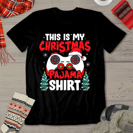 This Is My Christmas Pajama Video Game Gamer Boys Teens T-Shirt