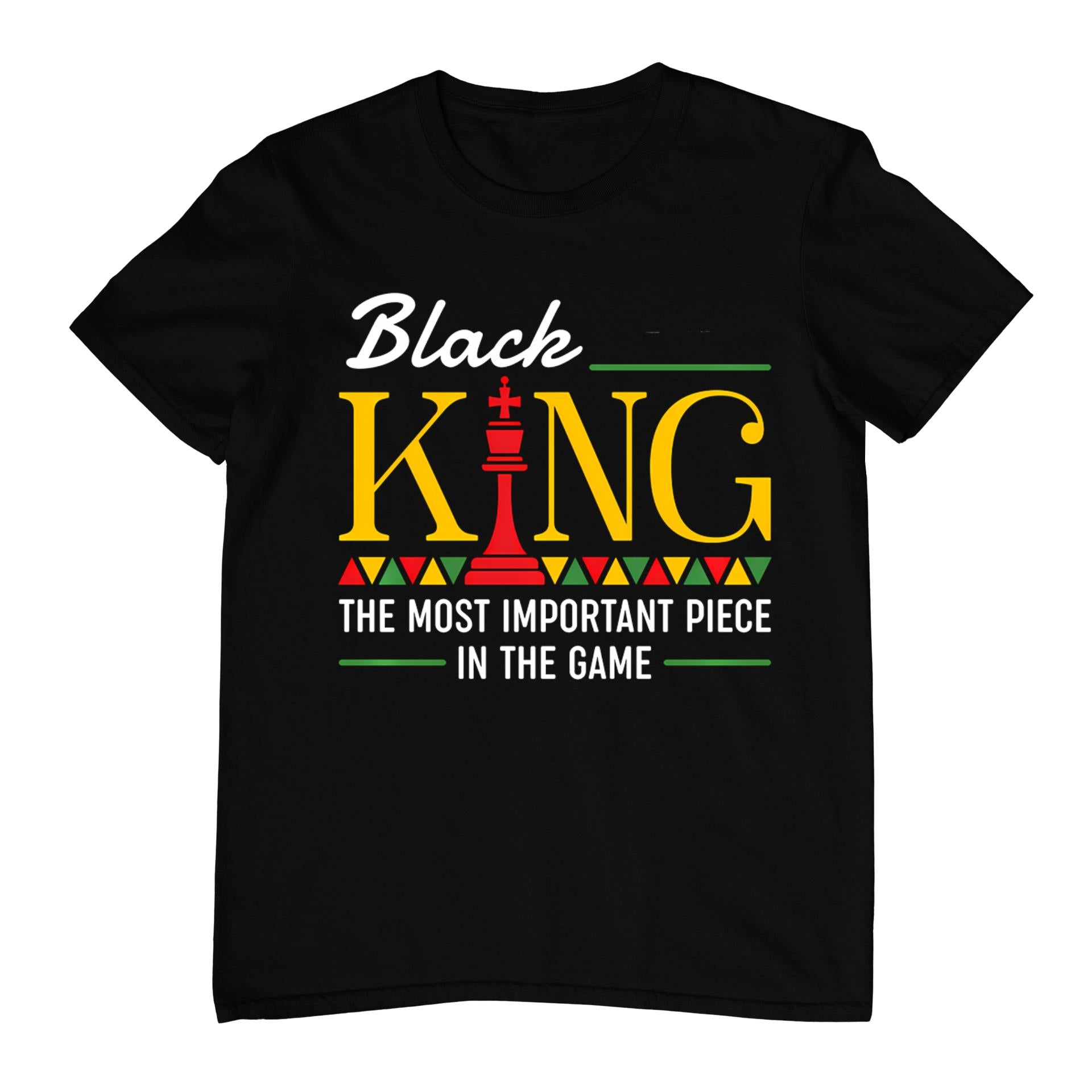 Black King Important Piece For Proud African Afro Pride T-Shirt
