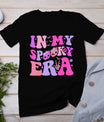 In My Spooky Era Groovy Hippie Halloween Ghost Women Girls T-Shirt