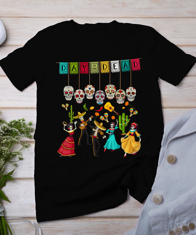 Da De Los Muertos Skeleton - Mexican Day Of The Dead Party T-Shirt