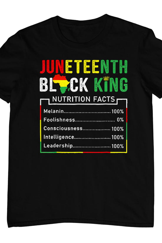 Awesome Juneteenth Black King Melanin Fathers Day Men Boys T-Shirt