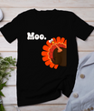 Turkey Moo Funny Thanksgiving T-Shirt