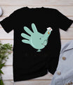 Turkey Glove Thanksgiving Gobble Nurse Thanksgiving Fall T-Shirt