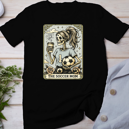 Soccer Mom Tarot Card, Vintage Halloween Soccer Mama T-Shirt