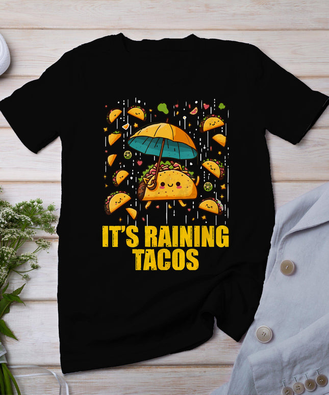 It's Raining Tacos Funny Taco Lovers Kids Girls Boys T-Shirt