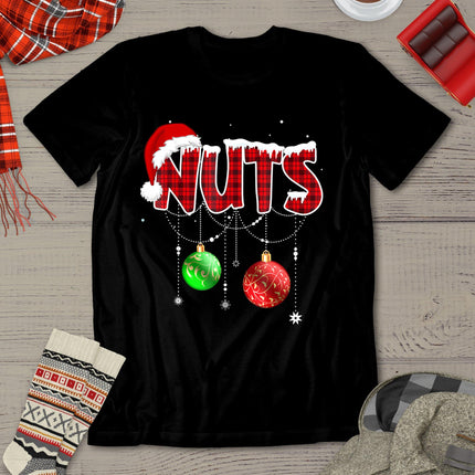 Chest Nuts Funny Matching Chestnuts Christmas Couples Nuts T-Shirt