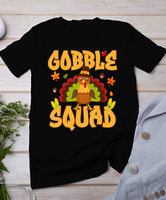 Gobble Squad Turkey Design - Gobble Squad T-Shirt