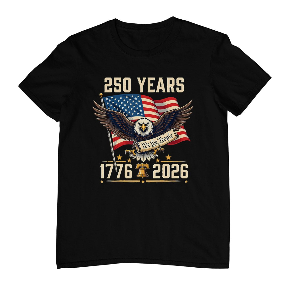 250 Anniversary Usa Patriotic Eagle 250th 4th Of July 2026 T-Shirt