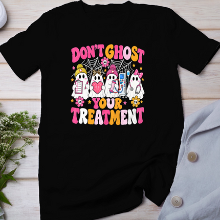 Don't Ghost Your Treatment Dialysis Nurse RN Halloween Fun T-Shirt