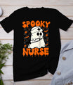 Groovy Spooky Nurse Retro Halloween Nurse Fall Scrub Women T-Shirt