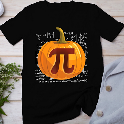Pumpkin Pie Math Shirt Funny Halloween Thanksgiving Pi Day T-Shirt
