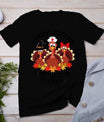 Hanging With My Wound Care Turkeys Thanksgiving Woc Nurse T-Shirt