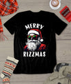 Funny Merry Rizzmas Christmas Rizz Santa Claus Charisma Cool T-Shirt