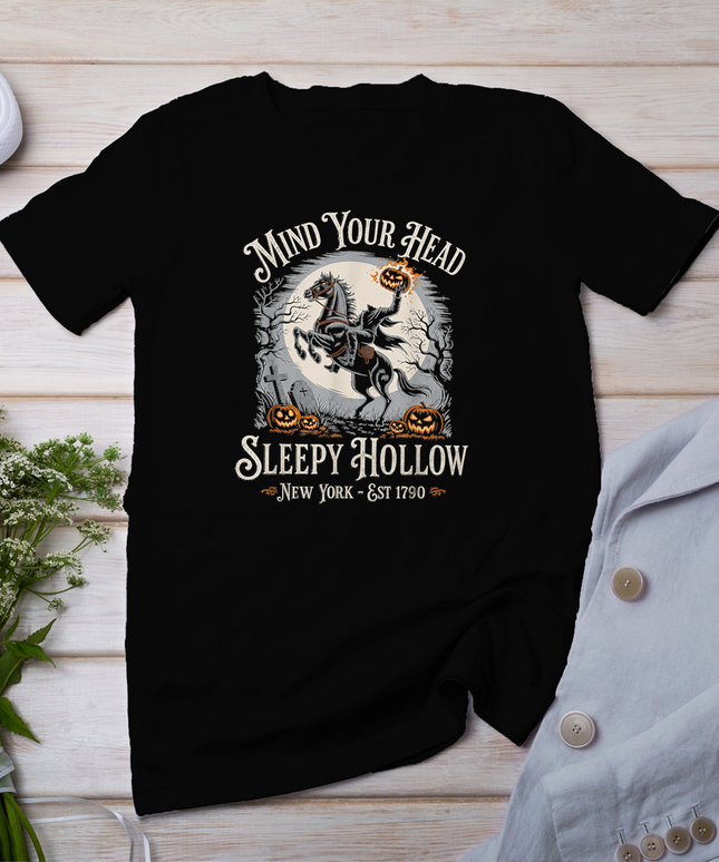 Vintage Mind Your Head Sleepy Hollow Headless Horseman T-Shirt