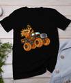 Thanksgiving Turkey Riding Monster Truck Boys Kids T-Shirt