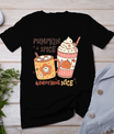 Fall Coffee Pumpkin Spice Latte Iced Warm Cozy Autumn Orange T-Shirt