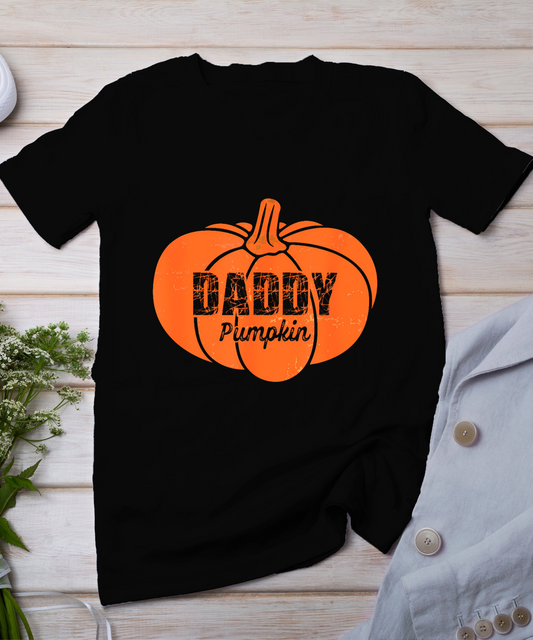 Daddy Pumpkin Matching Family Halloween Thanksgiving Group T-Shirt