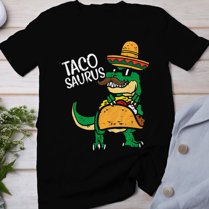Tacosaurus Taco Dino Trex Cinco De Mayo Kids Toddler Boys T-Shirt