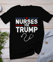 Nurses For Trump 2024 Tee Cute Pro Trump Usa Election 2024 T-Shirt