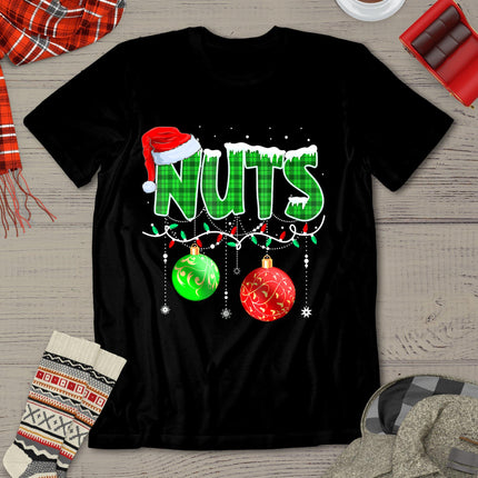 Chestnuts Matching Family Funny Chest Nuts Christmas Couples T-Shirt