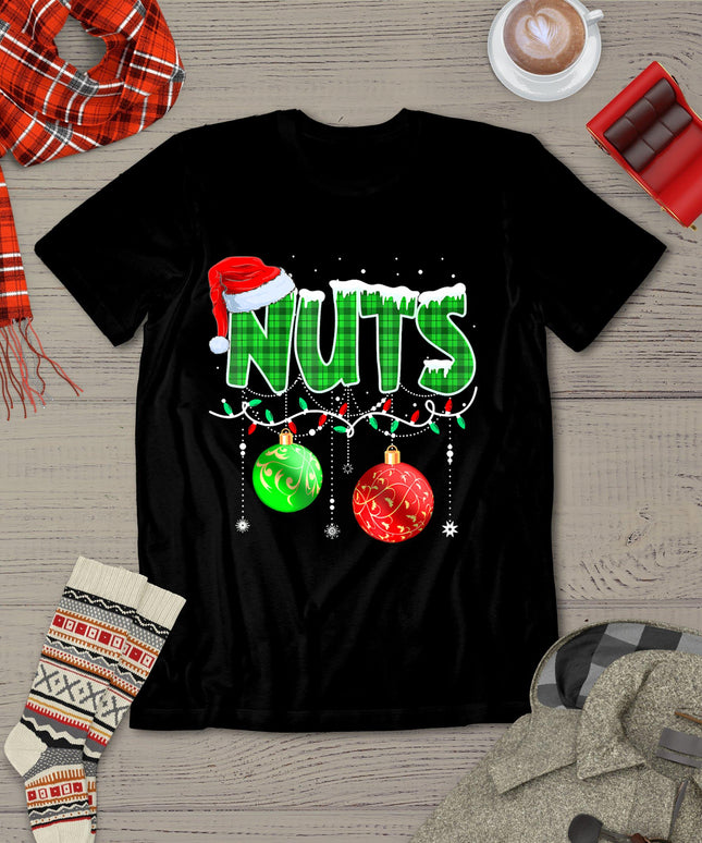 Chestnuts Matching Family Funny Chest Nuts Christmas Couples T-Shirt