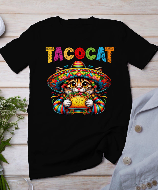 Taco Cat For Women  Kids - Tacocat Cinco De Mayo Outfit T-Shirt