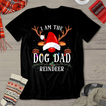 I Am The Dog Dad Reindeer Christmas Family T-Shirt
