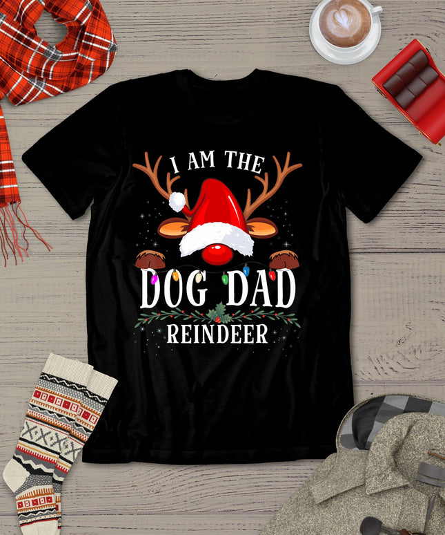 I Am The Dog Dad Reindeer Christmas Family T-Shirt