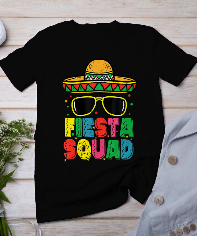 Sombrero Cinco De Mayo Mexican Fiesta Squad Fiesta Party T-Shirt