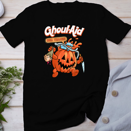 Cool Ghoul Aid Funny Ghoul Pumpkin Cute Meme Halloween T-Shirt