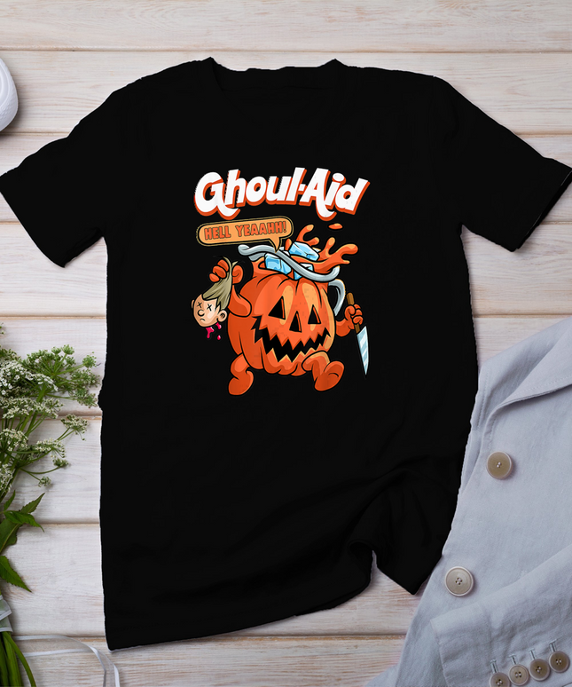 Cool Ghoul Aid Funny Ghoul Pumpkin Cute Meme Halloween T-Shirt