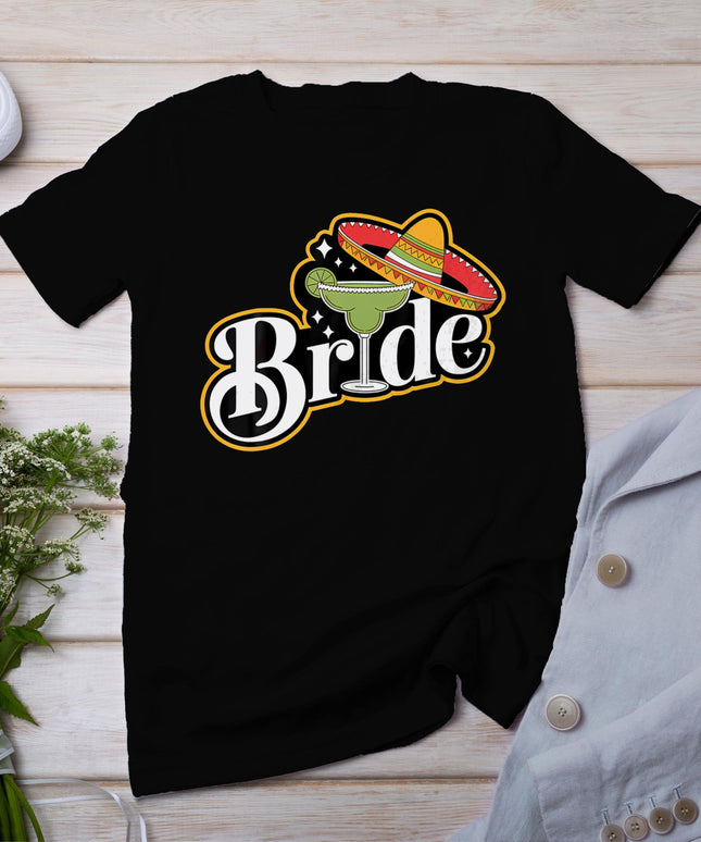 Cinco De Mayo Bride Sombrero Margarita Party Mexican T-Shirt