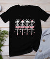 Skeleton Ballerinas Ballet Dance Cute Halloween Costume Girl T-Shirt