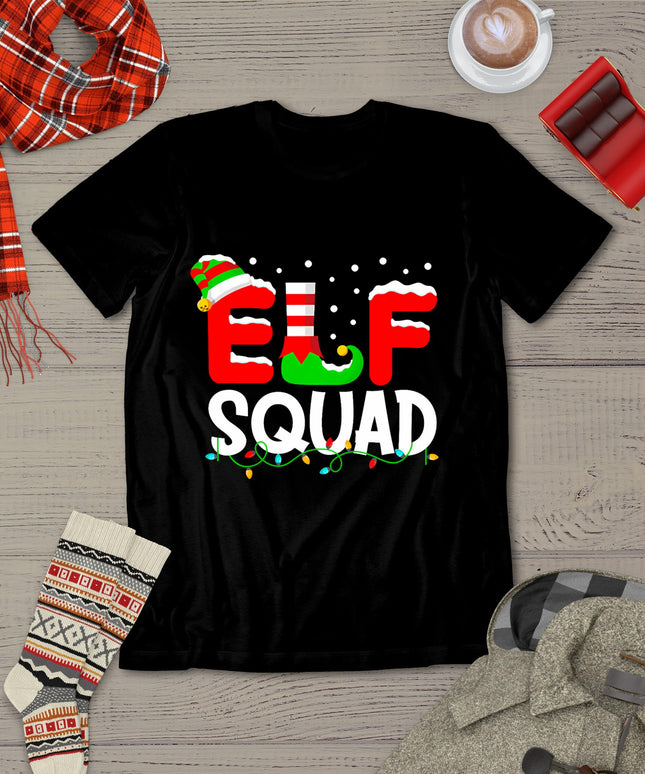Elf Squad Christmas Matching Family Toddler Boy Girl Funny T-Shirt