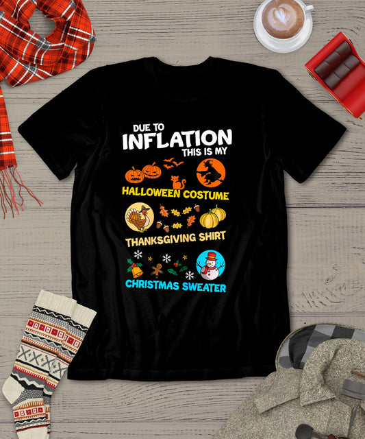 My Spooky Halloween Thanksgiving Ugly Christmas Costume T-Shirt